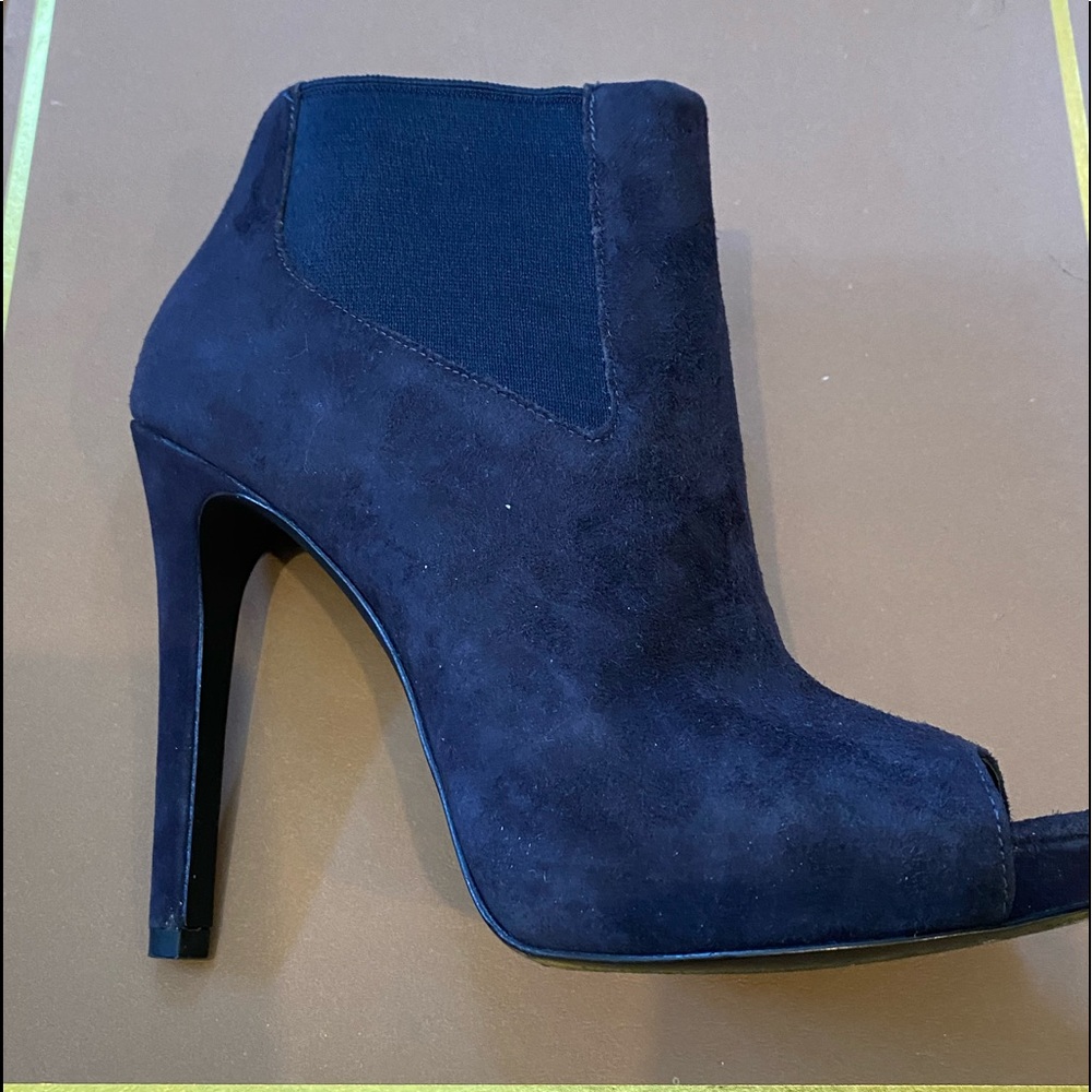 ASH midnight suede bootie